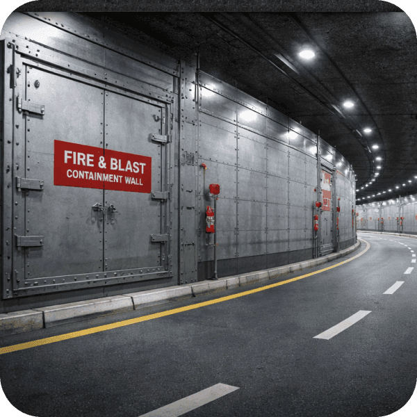 Tunnel Concrete Fire-Protection Lining