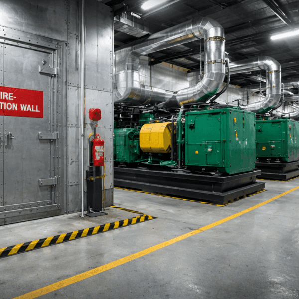 Generator Room Fire-Separation Walls