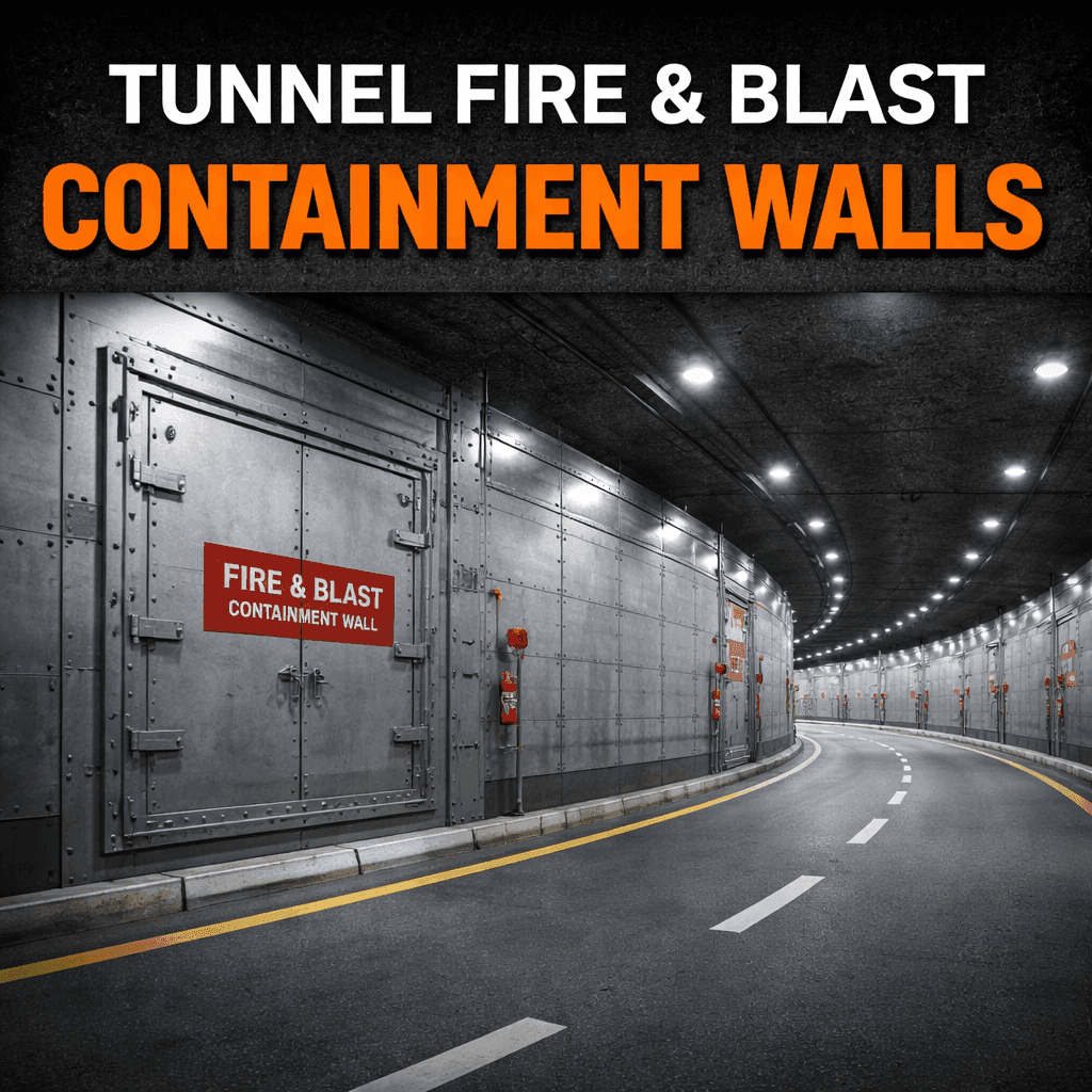 Tunnel Fire & Blast  Containment Walls